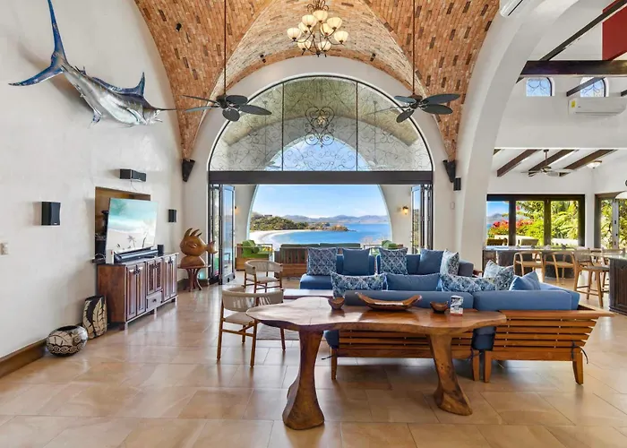 Dreamy Spanish-style With Sweeping Ocean Views, Elegant Nautical Design & Giant Infinity Pool *